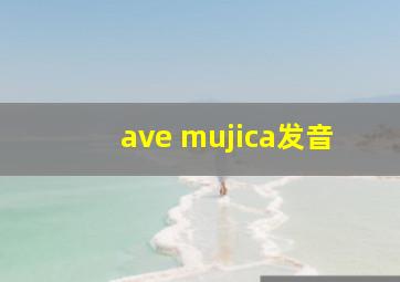 ave mujica发音